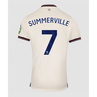 Fotballdrakt Herre West Ham United Crysencio Summerville #7 Bortedrakt 2025-26 Kortermet Fotballdrakt Herre West Ham United Crysencio Summerville #7 Bortedrakt 2025-26 Kortermet